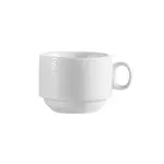 C.A.C. ВЅT-35, 3.5 Oz 2.62-Inch Boston White Porcelain Stacking Cup, 3 DZ/CS