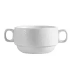 C.A.C. ВЅT-46, 8 Oz 5.75-Inch Boston White Porcelain Stacking Bouillon Cup, 3 DZ/CS