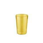 C.A.C. BVPT-05AM, 5 Oz Poly Pebble Textured Amber Tumbler, DZ