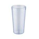 C.A.C. BVPT-20BL, 20 Oz Poly Pebble Textured Blue Tumbler, DZ
