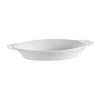 C.A.C. COA-8-P, 8 Oz 8.75-Inch White Porcelain Oval Welsh Dish, 3 DZ/CS