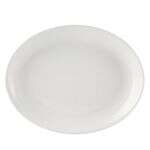 C.A.C. COP-OV34, 9.5-Inch Porcelain Coupe Oval Platter, 2 DZ/CS