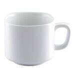 C.A.C. COP-SQ1, 8.5 Oz 3-Inch Porcelain Square Cup, 3 DZ/CS