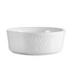 C.A.C. CRO-28, 6-Inch 18 Oz Super White Porcelain Stacking Nappie, 3 DZ/CS