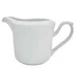 C.A.C. CRO-PC, 4 Oz 5.25-Inch Porcelain Embossed Corona Creamer, 3 DZ/CS