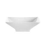 C.A.C. CTY-35, 7 Oz 5-Inch Super White Porcelain Square Bowl, 3 DZ/CS