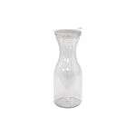C.A.C. DCTL-05, 0.5 Qt Plastic Clear Beverage Decanter with Lid
