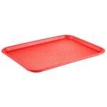 C.A.C. DSPT-1216OR, 12x16-inch Orange PP Fast Food/Cafeteria Tray