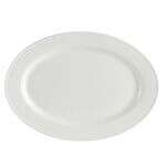 C.A.C. EVT-13, 11.75-Inch Elegant Everest Fully Glazed Porcelain Oval Platter, DZ