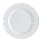 C.A.C. EVT-5, 5.5-Inch Everest Fully Glazed Porcelain Round Plate, 3 DZ/CS