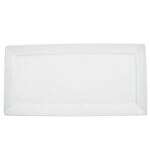 C.A.C. F-RP10, 10-Inch White Stoneware Rectangular Plate, 2 DZ/CS