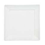 C.A.C. F-SQ14, 14-Inch Bone White Square Porcelain Tray, 9 PC/CS