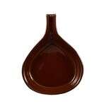 C.A.C. FP-24-BWN, 24 Oz 12-Inch Brown Porcelain Fry Pan Server, DZ