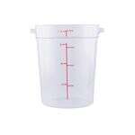 C.A.C. FS1P-8C, 8 Qt Polycarbonate Clear Round Food Storage Container
