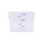 FS1P-SQ12C, 12 Qt Polycarbonate Clear Square Food Storage Container