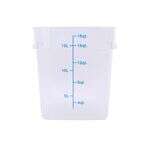 C.A.C. FS1P-SQ18C, 18 Qt Polycarbonate Clear Square Food Storage Container
