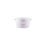 FS2P-2T, 2 Qt Polypropylene Clear Round Food Storage Container
