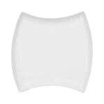 C.A.C. FTO-21, 10.5-Inch White Porcelain Fashion Plate, DZ