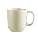 C.A.C. GAD-M12, 12 Oz 3.37-Inch Porcelain Stackable Round Mug, 3 DZ/CS