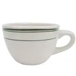 C.A.C. GS-37, 7 Oz 3.75-Inch American White Stoneware Short Cup, 3 DZ/CS