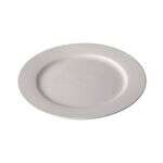C.A.C. GW-20, 11.25-Inch Porcelain Bone White Dinner Plate, DZ