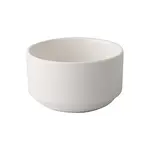 C.A.C. GW-48, 12 Oz 4-Inch Porcelain Bone White Stacking Bouillon Cup, 3 DZ/CS