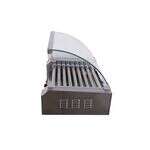 C.A.C. HDRS-09, 9-Roller Hot Dog Roller Grill Set with Sneeze Guard, 1200W