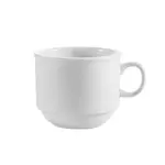 C.A.C. HMY-35, 3.5 Oz 2.5-Inch Harmony Porcelain Stacking Cup, 3 DZ/CS