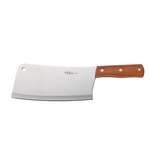 C.A.C. KACH-84W, 8-Inch Asian Cleaver Heavy-Duty W/ Wooden Handle