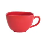 C.A.C. KC-1-R, 8 Oz 3.75-Inch Red Stoneware Square Cup, 3 DZ/CS