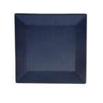 C.A.C. KC-21-CBU, 12-Inch Cobalt Blue Stoneware Square Plate, DZ