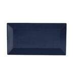 C.A.C. KC-51-CBU, 14.5-Inch Cobalt Blue Stoneware Rectangular Platter, DZ