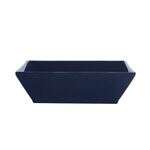 C.A.C. KC-B6-CBU, 15 Oz 6-Inch Cobalt Blue Stoneware Square Bowl, 2 DZ/CS