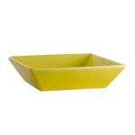 C.A.C. KC-B8-SFL, 42 Oz 8-Inch Sunflower Stoneware Square Bowl, 2 DZ/CS