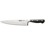 C.A.C. KFCC-G81, 8-inch Schnell Stainless Steel Chef Knife with Granton Edge