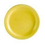 C.A.C. L-6NR-Y, 6.5-Inch Las Vegas Narrow Rim Yellow Plate, 3 DZ/CS