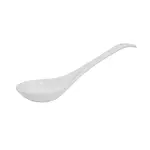 C.A.C. LN-SP9, 1.5 Oz 9.5-Inch White Porcelain Lion Head Soup Spoon, 3 DZ/CS