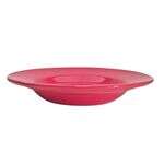 C.A.C. LV-120-R, 26 Oz 12-Inch Red Stoneware Pasta Bowl, DZ