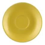 C.A.C. LV-36-Y, 4.5-Inch Stoneware Saucer for LV-35-Y Cup, 3 DZ/CS