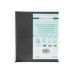 C.A.C. MCC1-11BK, 8.5x11-inch 1-Panel Faux Leather Black Menu Cover