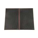 C.A.C. MCC2-14BN, 8.5x14-inch 2-Panel Faux Leather Brown Menu Cover