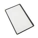 C.A.C. MCP1-914BK, 8.5x14-inch 1-Pocket Black Menu Cover