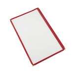 MCP1-914RD, 8.5x14-inch 1-Pocket Red Menu Cover