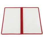 MCP2-914RD, 8.5x14-inch 2-Pocket Red Menu Cover