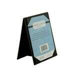 C.A.C. MCT2-75BK, 5x7-inch 2-Panel Black Menu Cover Tent