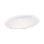 C.A.C. MLNC-12, 9.75-inch White Melamine Oval Platter, DZ