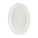 C.A.C. MLNC-13, 11.5-inch White Melamine Oval Platter, DZ
