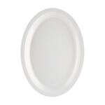 C.A.C. MLNC-14, 13.25-inch White Melamine Oval Platter, DZ