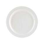 C.A.C. MLNC-8, 9-inch White Melamine Round Plate, DZ