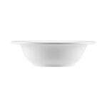 C.A.C. MLRN-10, 13 Oz 6.6-inch White Melamine Grapefruit Dish, DZ